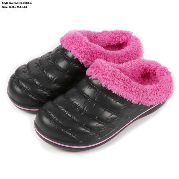 EVA Shoes Fur Clogs Garden Shoes Keep Winter Warm EVA Clogs Shoe